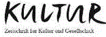 Logo Kulturzeitschrift
